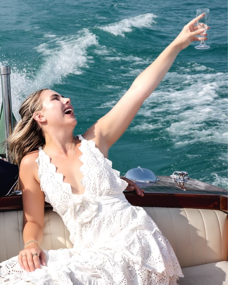 Elegant Lace-Embellished White Maxi Dress - Image 3