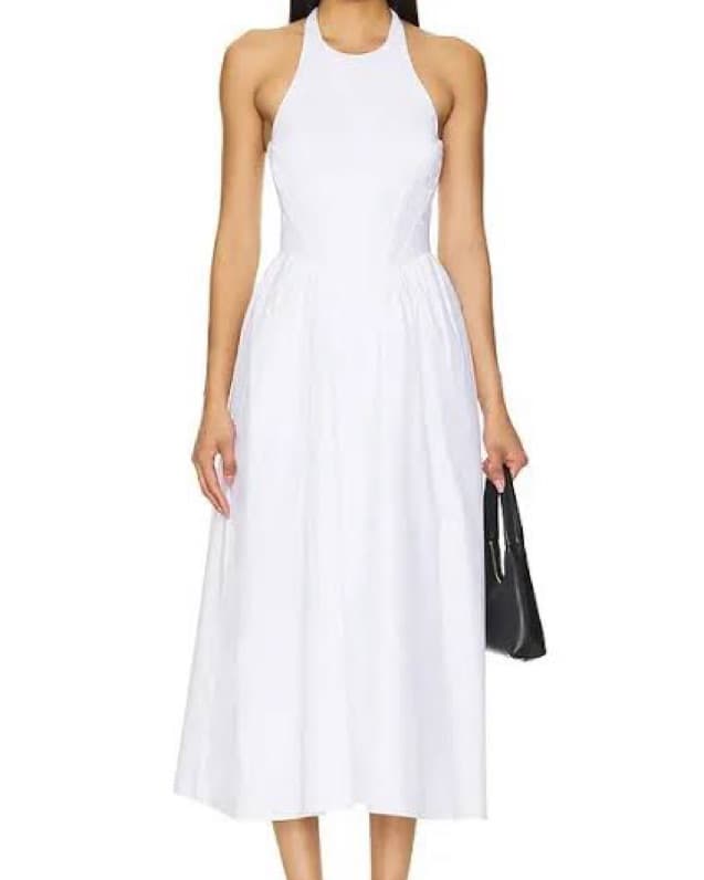 Bardot Kylen Cotten Halter Midi Dress  - Image 2