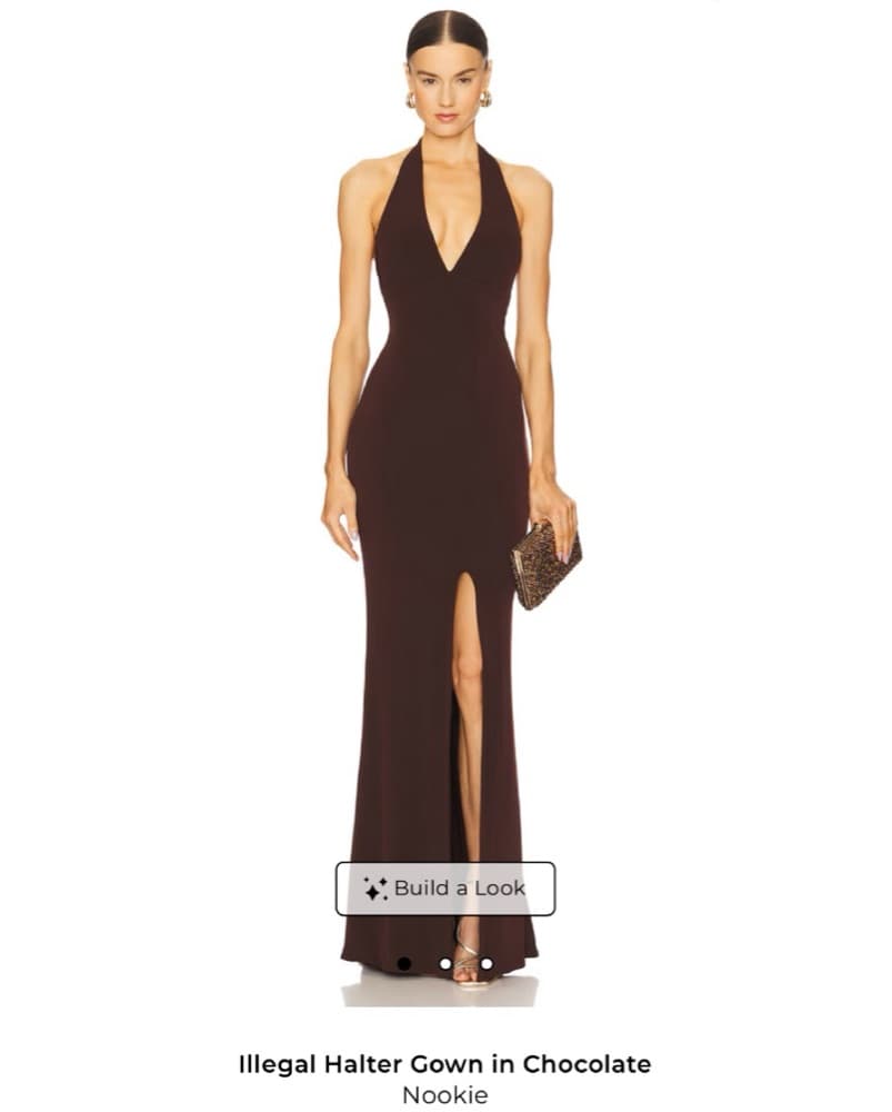 REVOLVE - Nookie Illegal Halter Gown - Image 1