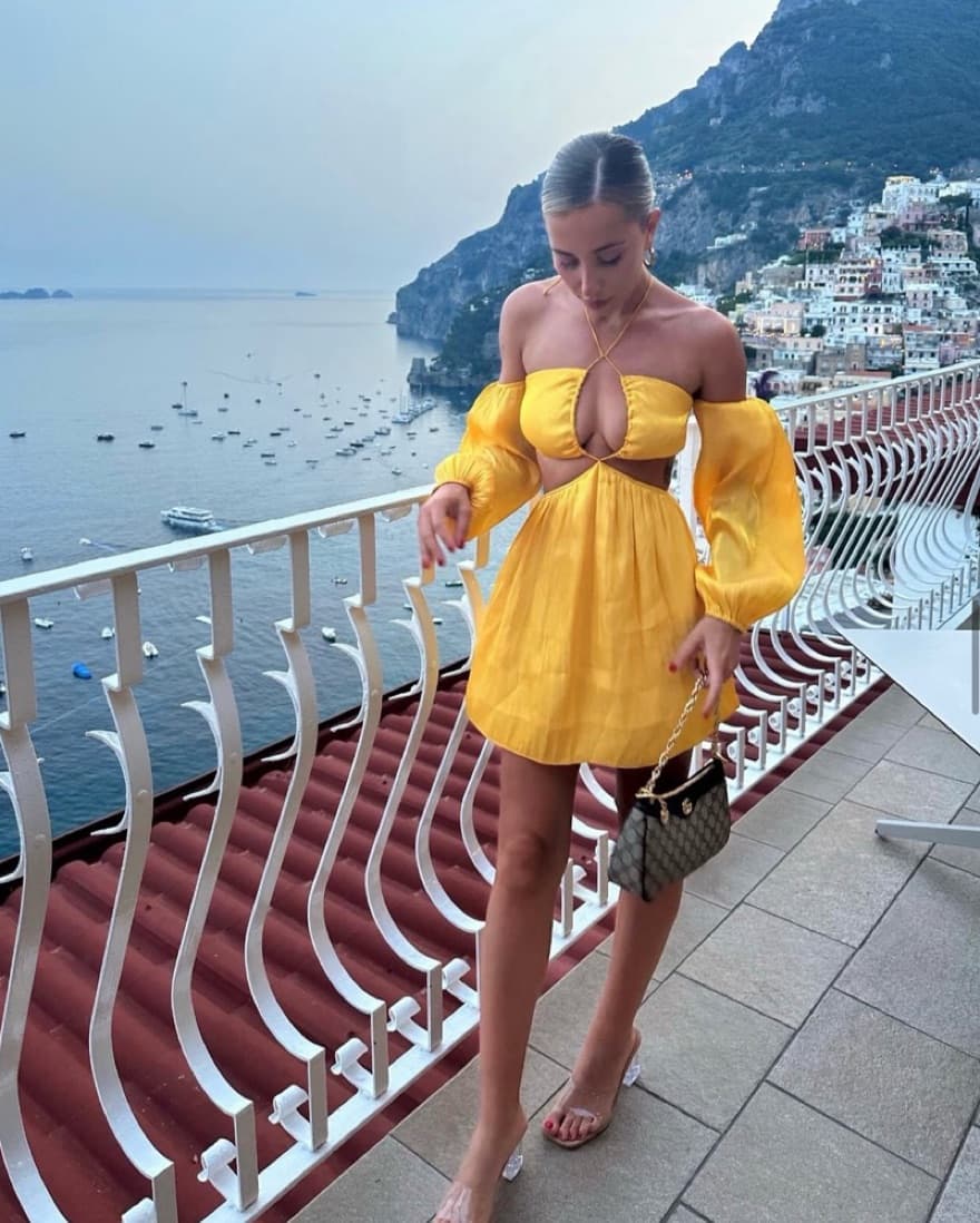 MORE TO COME Off Shoulder Dress - Image 1