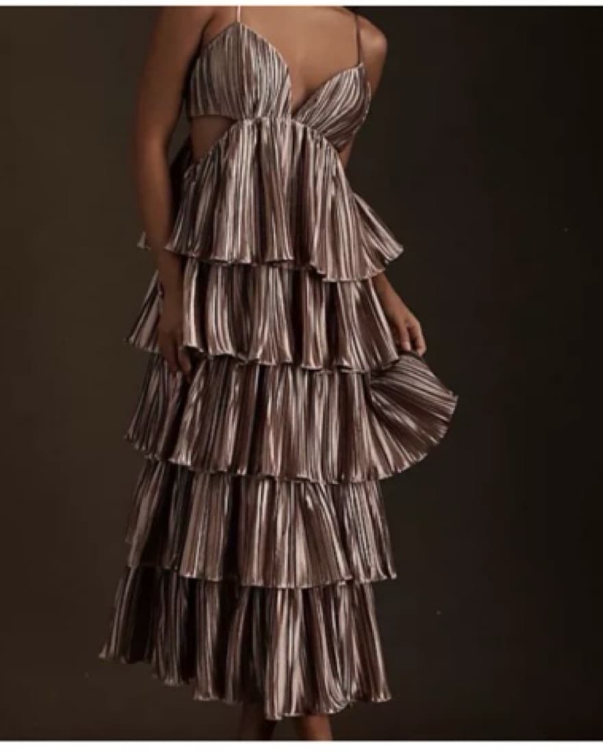  BHLDN BY CARLY CUSHNIE BRENNA TIERED PL - Image 1