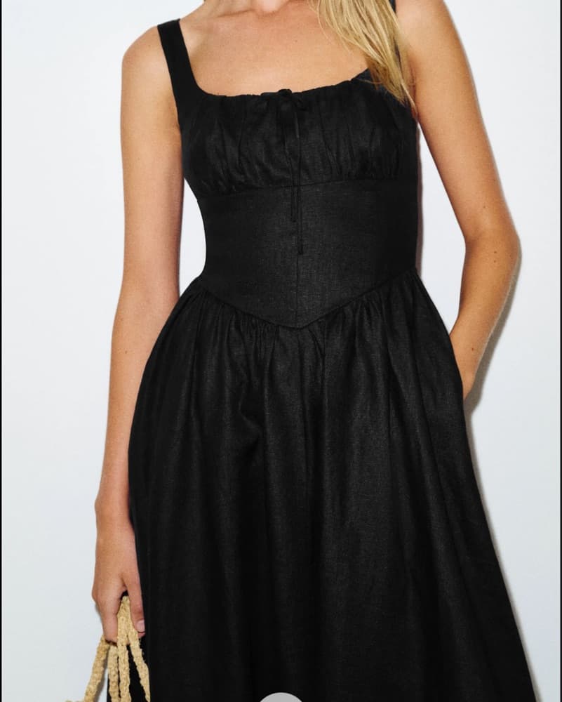 Reformatiom Linen Dress - Image 2