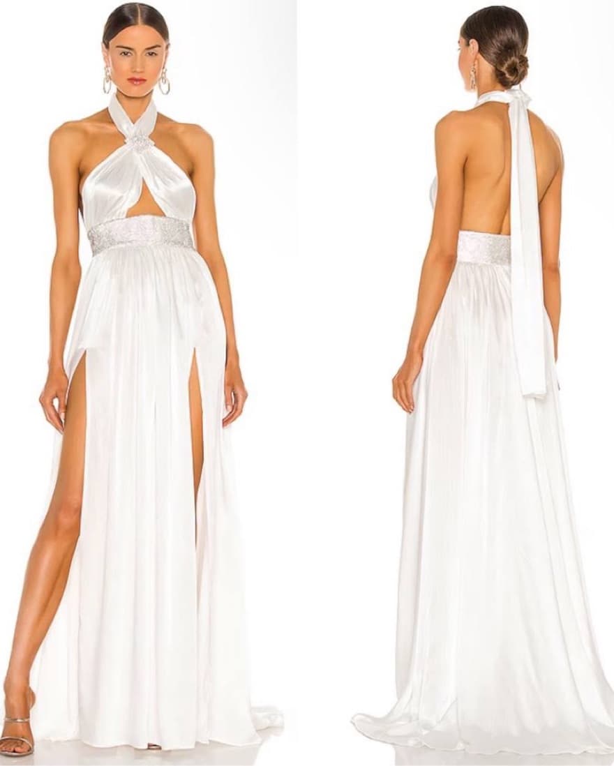White Bronx And Banco Gown  - Image 1