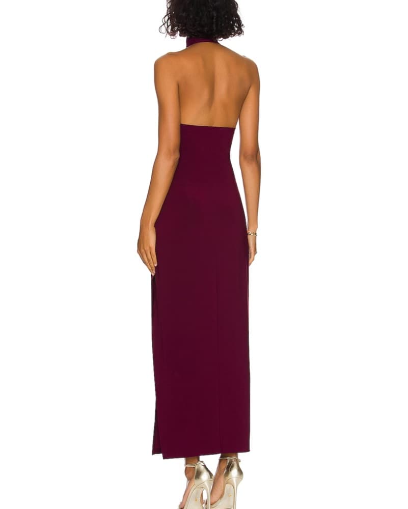 REVOLVE Turtle Halter Side Slit in Plum  - Image 3