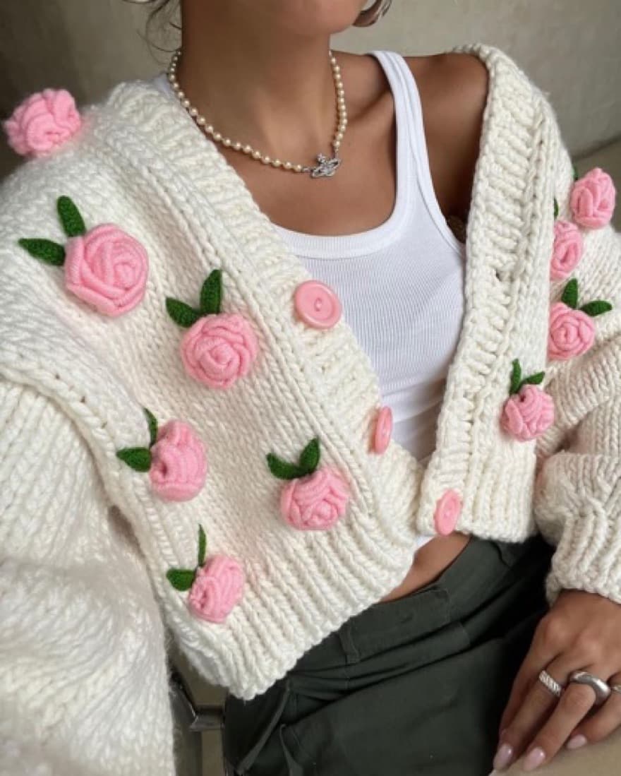 Pink Cardigan - Image 2