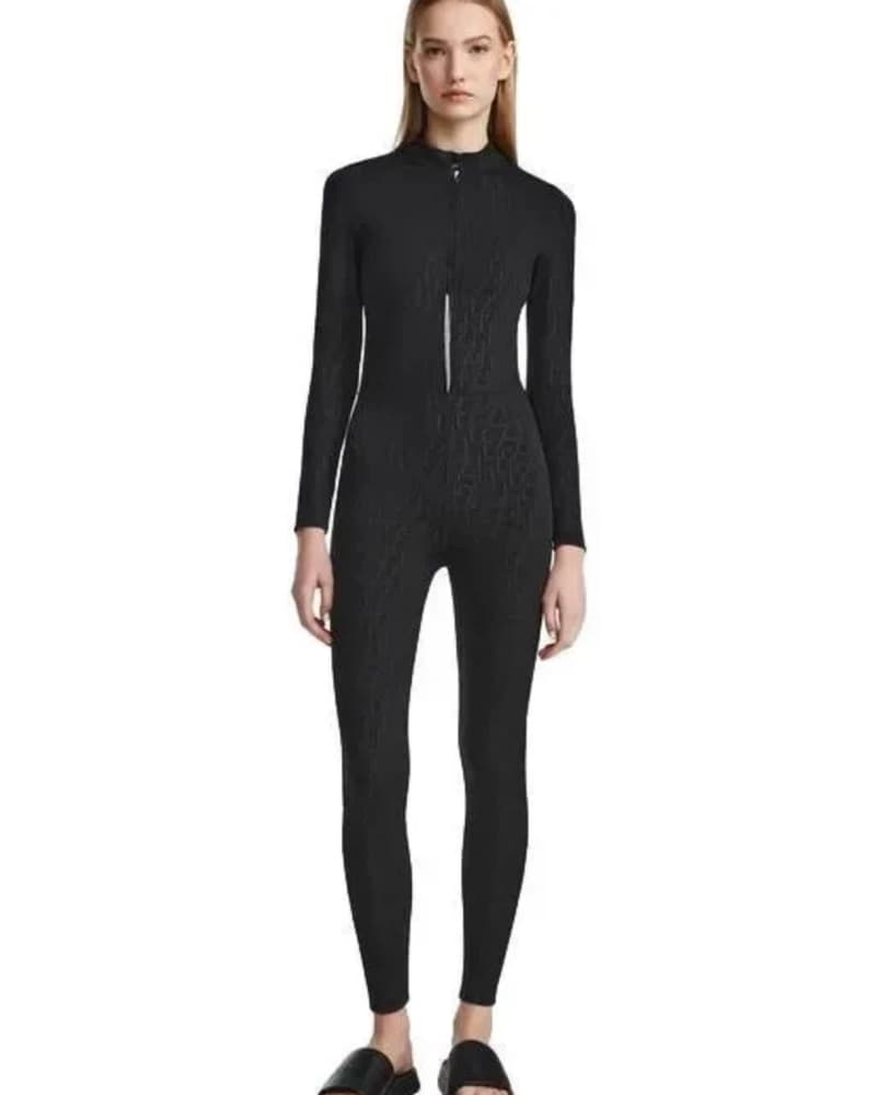 Rudsak Monogram Ski Jumpsuit Black XS - Image 2