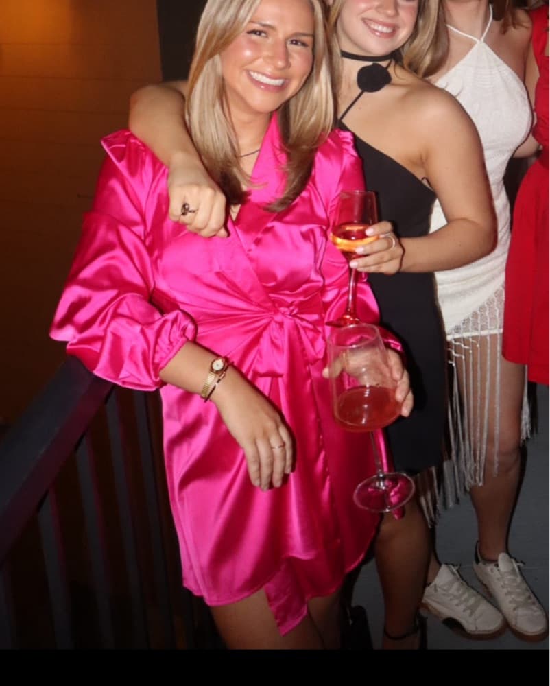 ASOS pink Mini Wrap Dress - Image 2