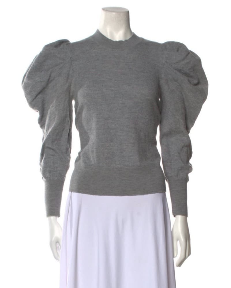 Ulla Johnson Grey Merino Wool Sweater - Image 1
