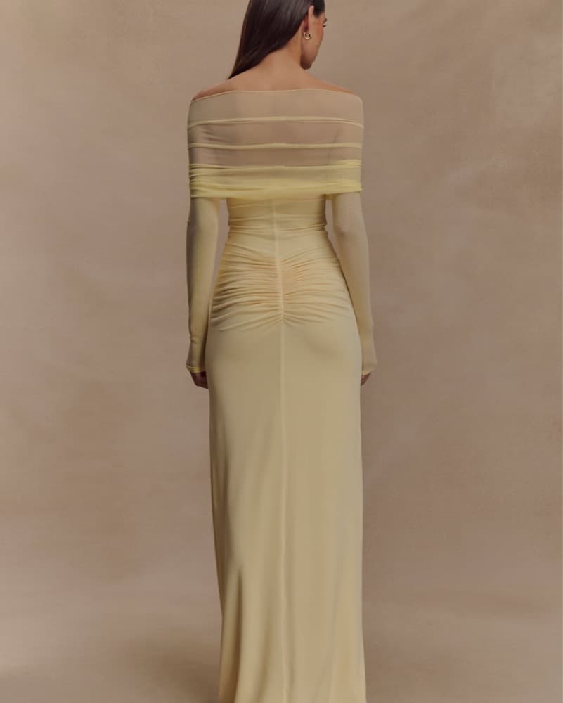 Meshki Slinky And Mesh Maxi Dress  - Image 2