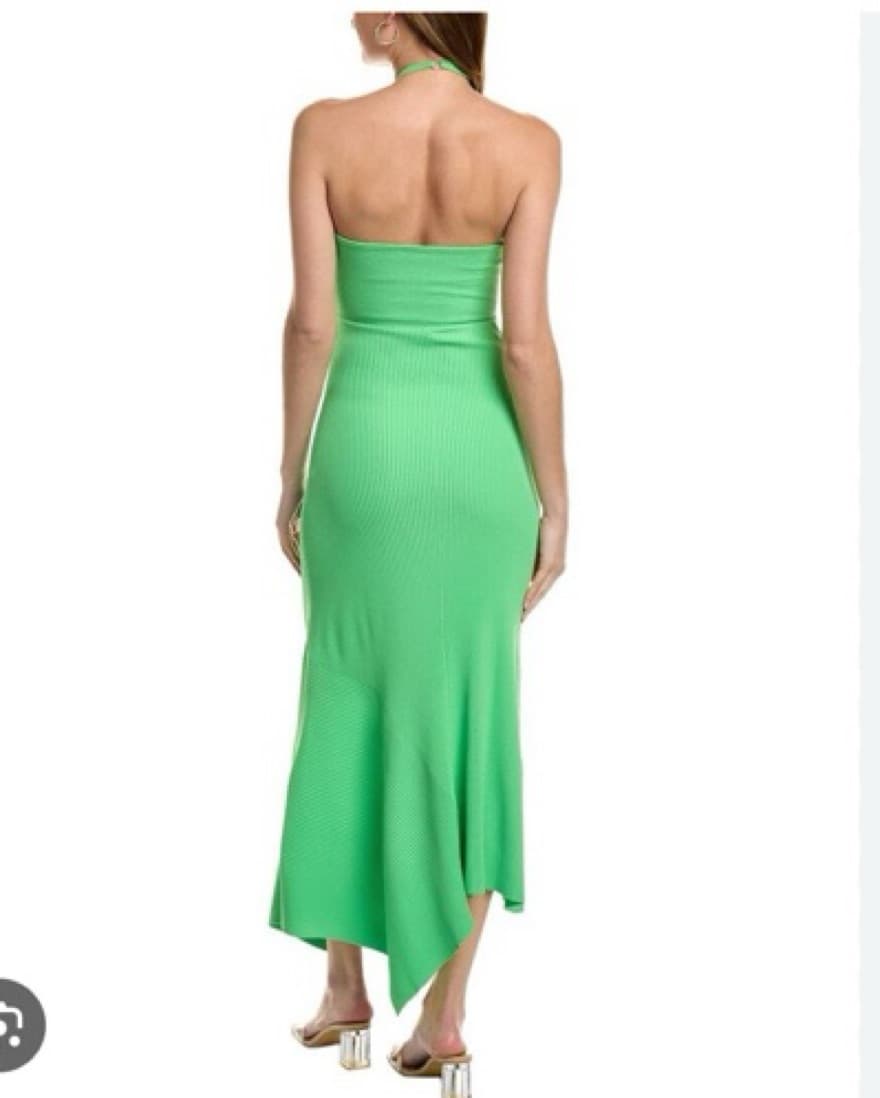 A.L.C. Sofia Ribbed Halter Maxi Dress - Image 3