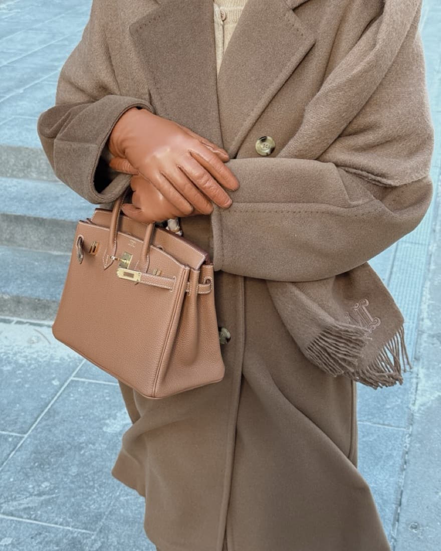 Max Mara Madame 101801 Icon Coat Tobacco - Image 6