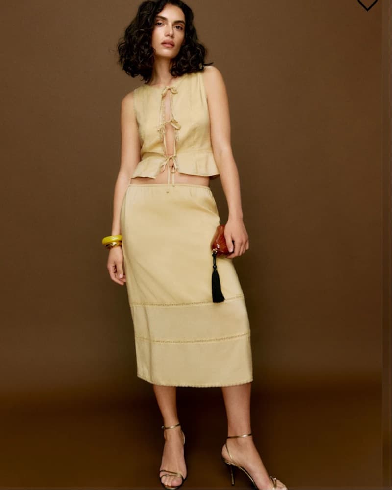 Reformation Yellow Ainsley Set - Image 2