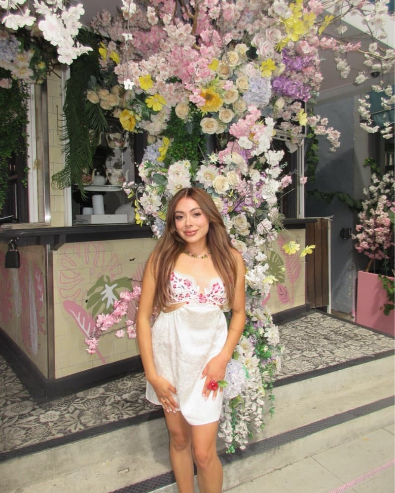 Festival Rose Slip Dress  - Image 1