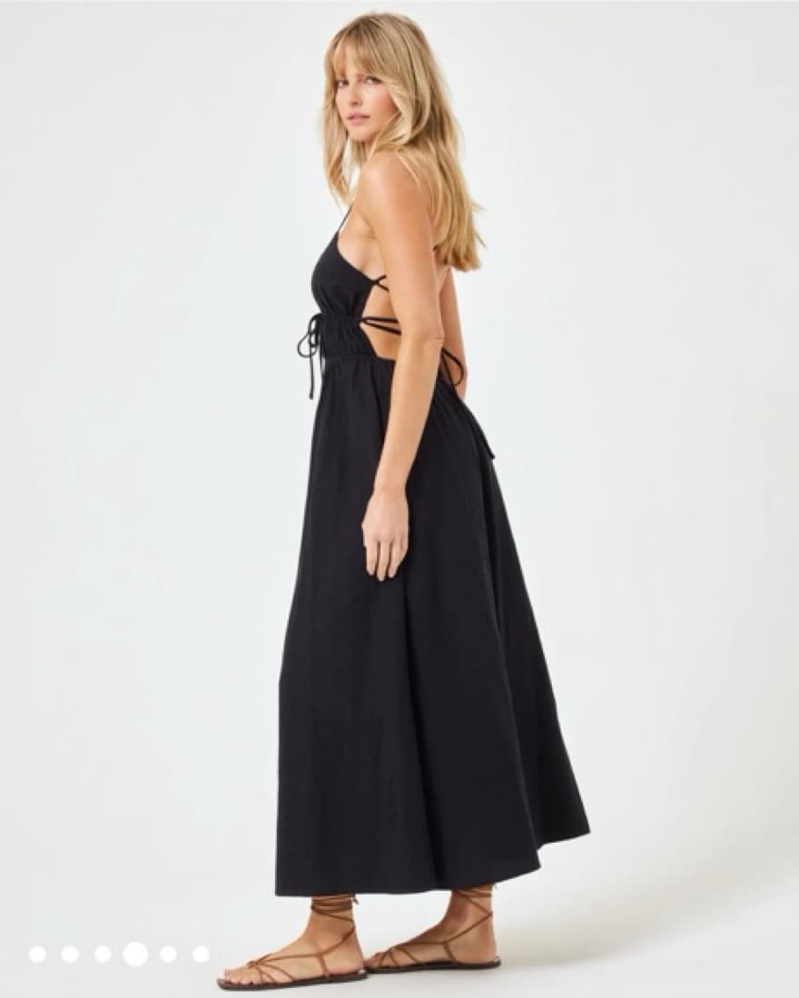 Lspace Playa Vista Black Dress - Image 2