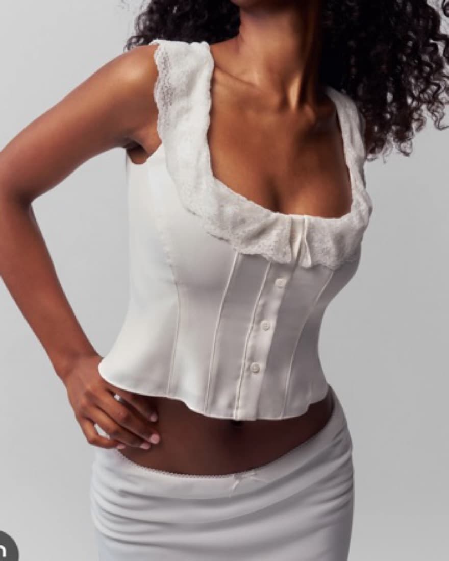 Guizio White Paloma Top  - Image 1