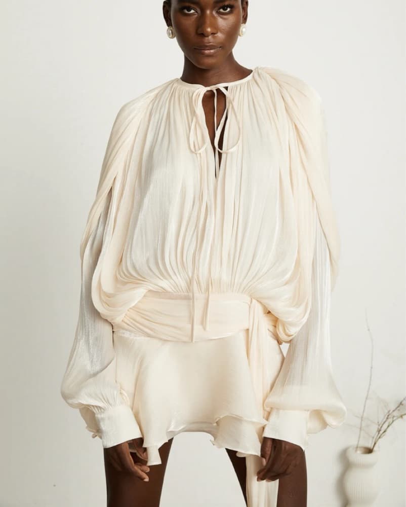 Cream Mini Dress  - Image 1