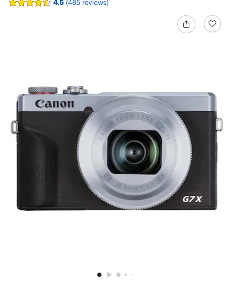 Canon PowerShot G7 X Mark III Camera - Image 1