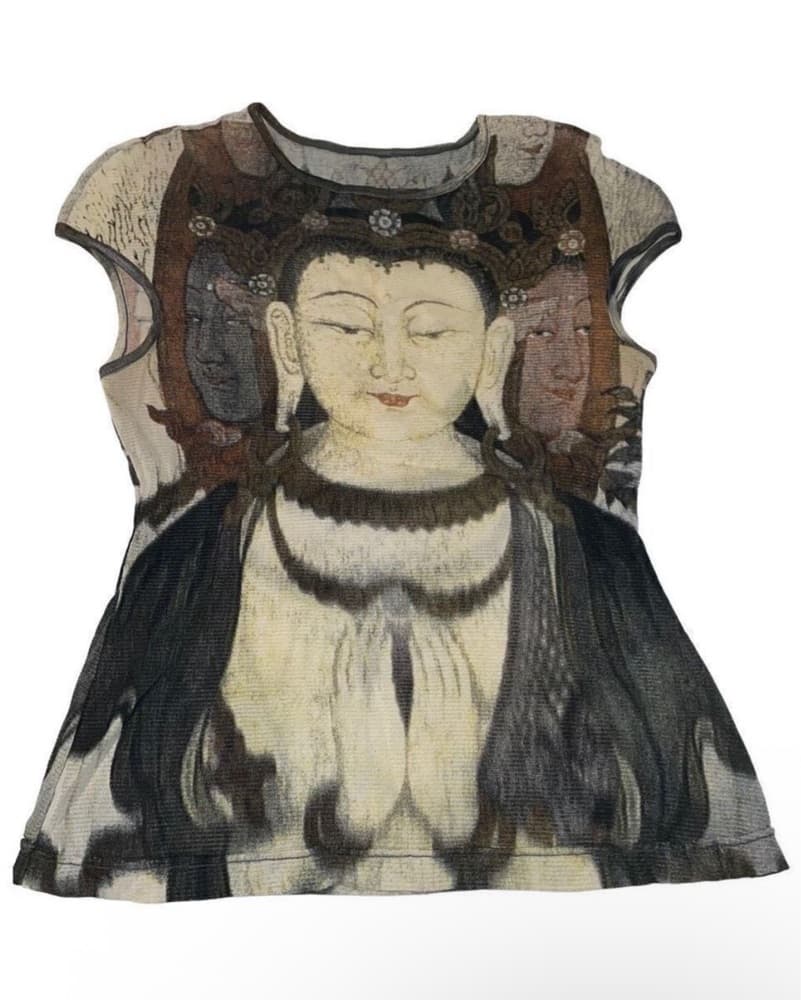 Vivienne Tam Mesh Buddha Sheer Top - Image 4