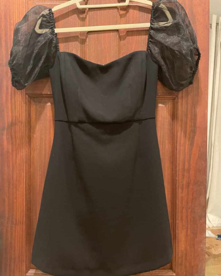 French Connection Black Mini Dress - Image 2