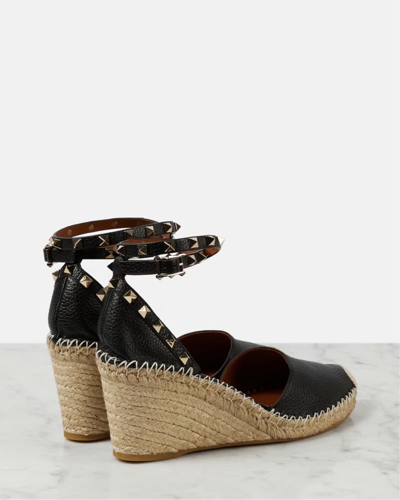 Valetino Rockstud Espadrille Wedge - Image 2