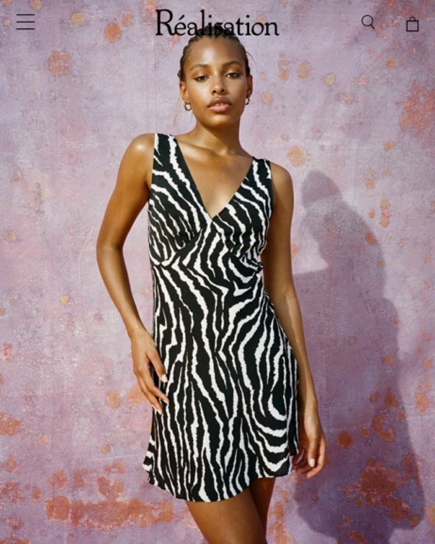 Realisation Par Zebra Mini Dress - Image 4
