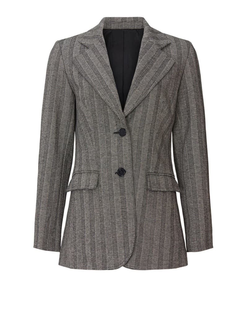 $490 Derek Lam Striped Blazer - Image 1