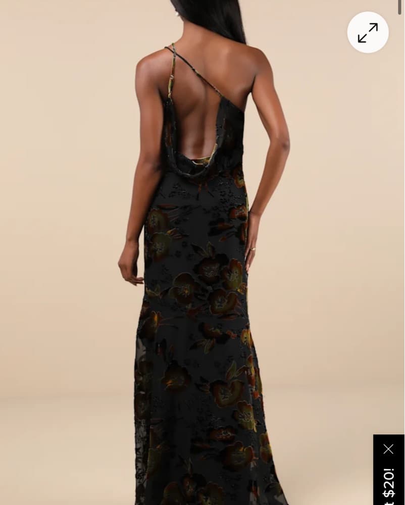 Black Wedding Guest Gown - Image 2