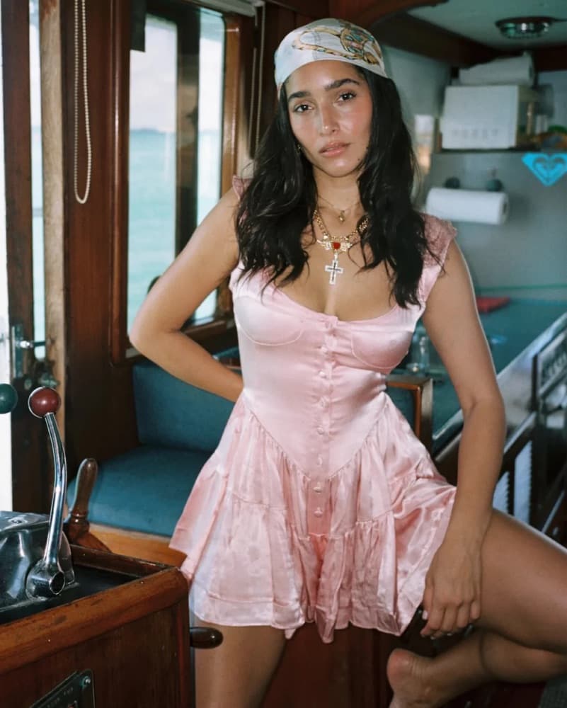 VANESSA MOONEY ELISABETH ROMPER DRESS IN - Image 1