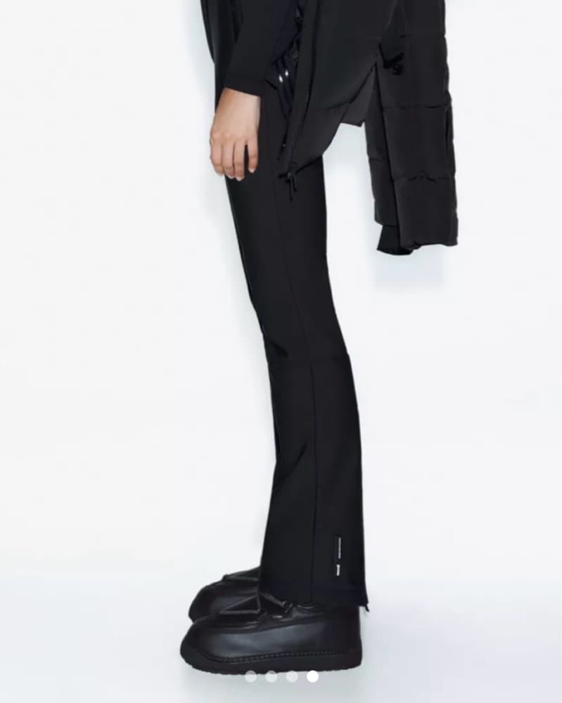 Zara Black Ski Pants - Image 3