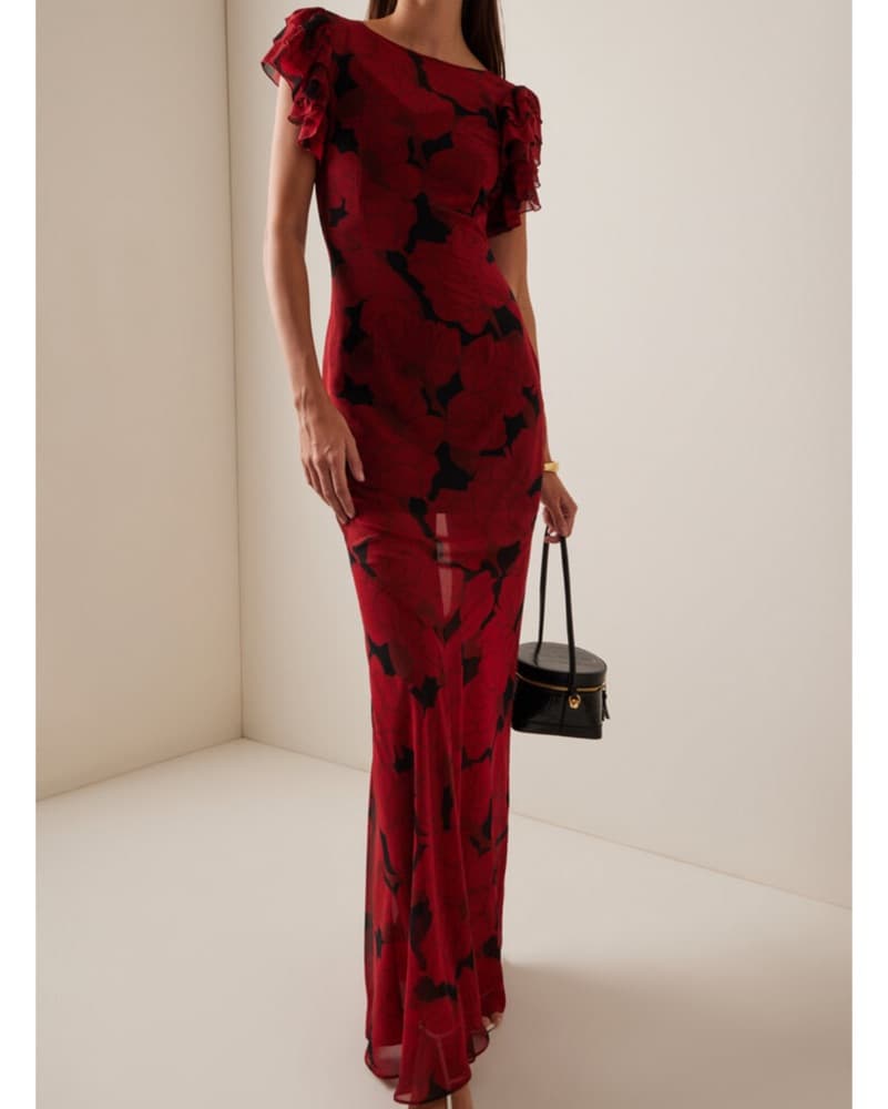 De La Vali Chiffon Maxi Dress - Image 1
