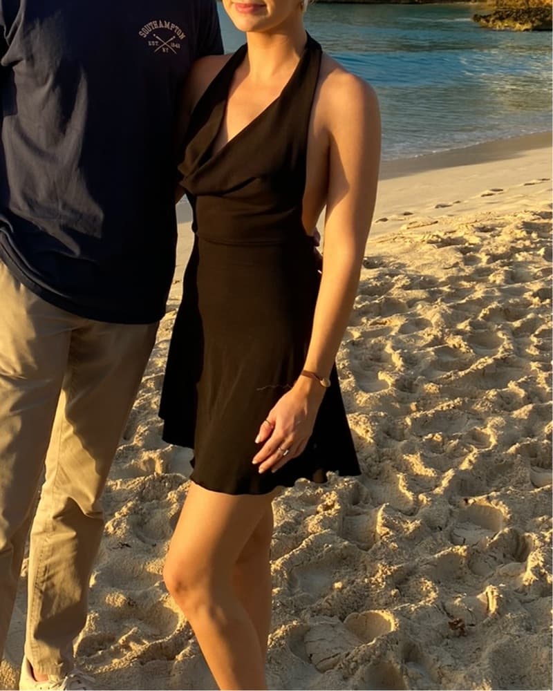 WeWoreWhat Black Halter Dress - Image 3