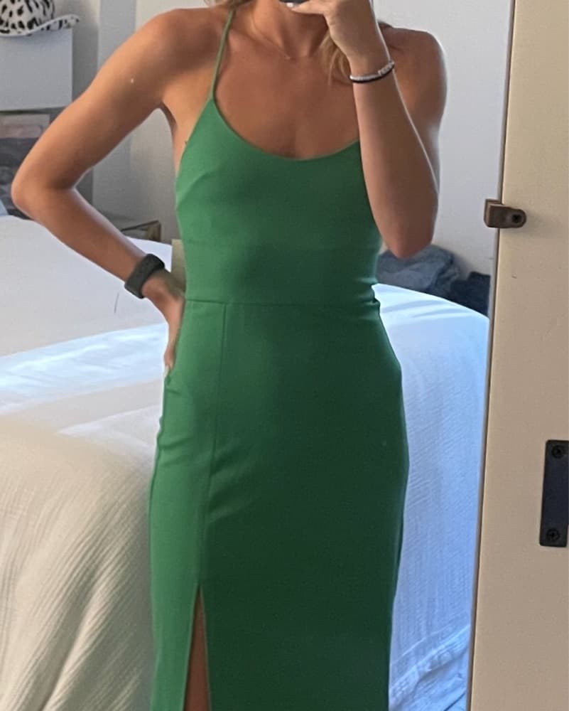 Green Midi Dress - Image 1