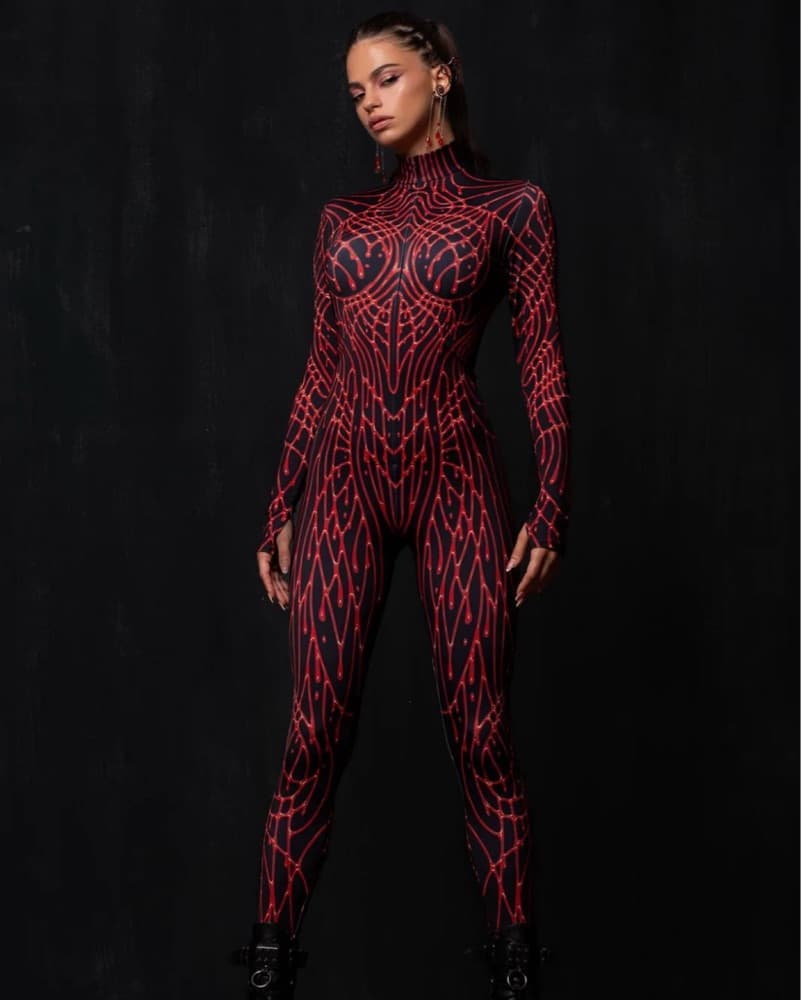 Blood Bodysuit Costume - Image 1