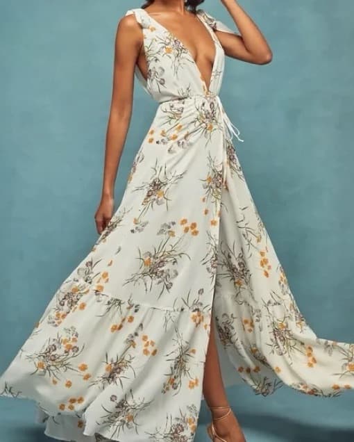 Reformation Floral Dress - Image 1