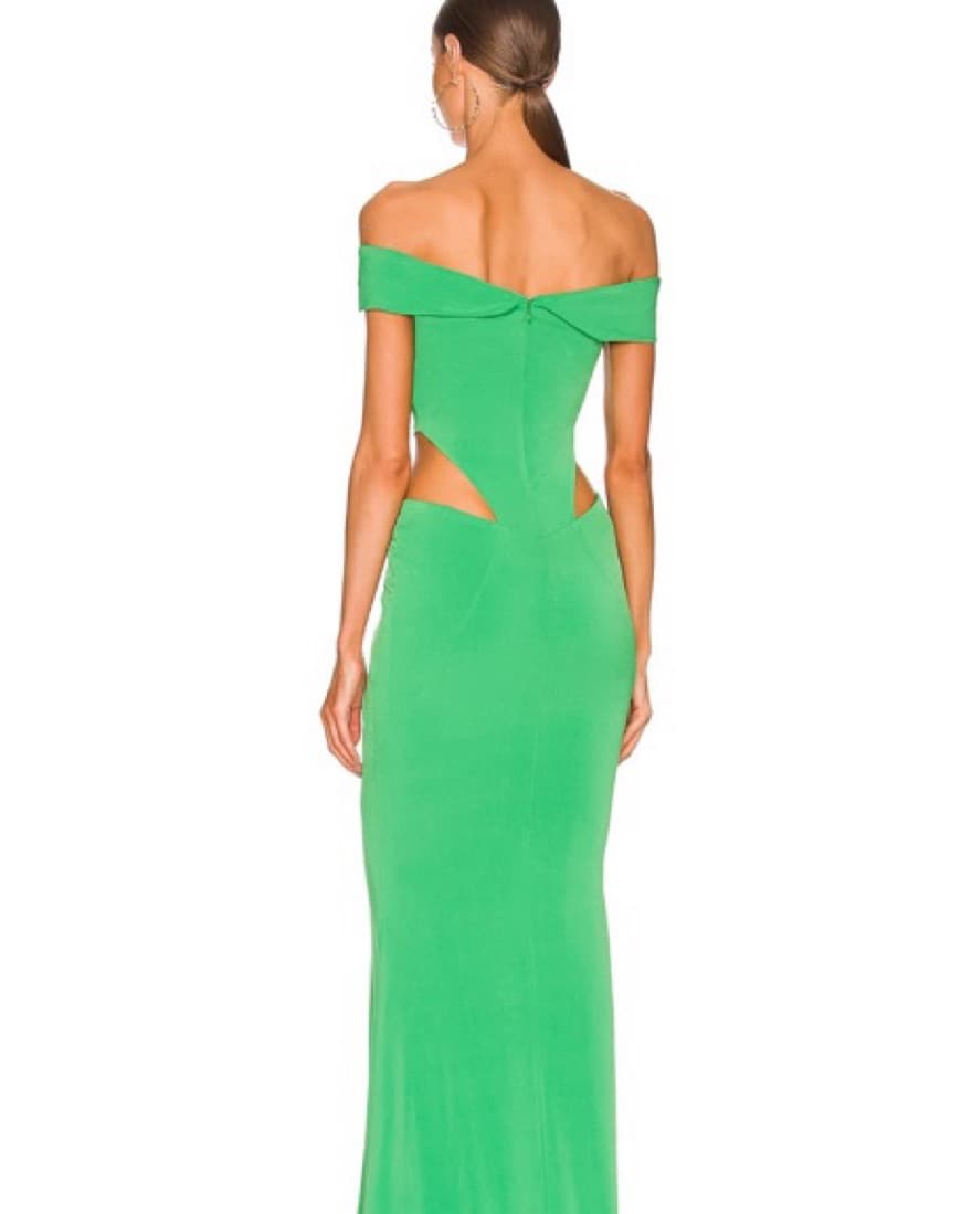 Green retrofete x revolve dress - Image 2