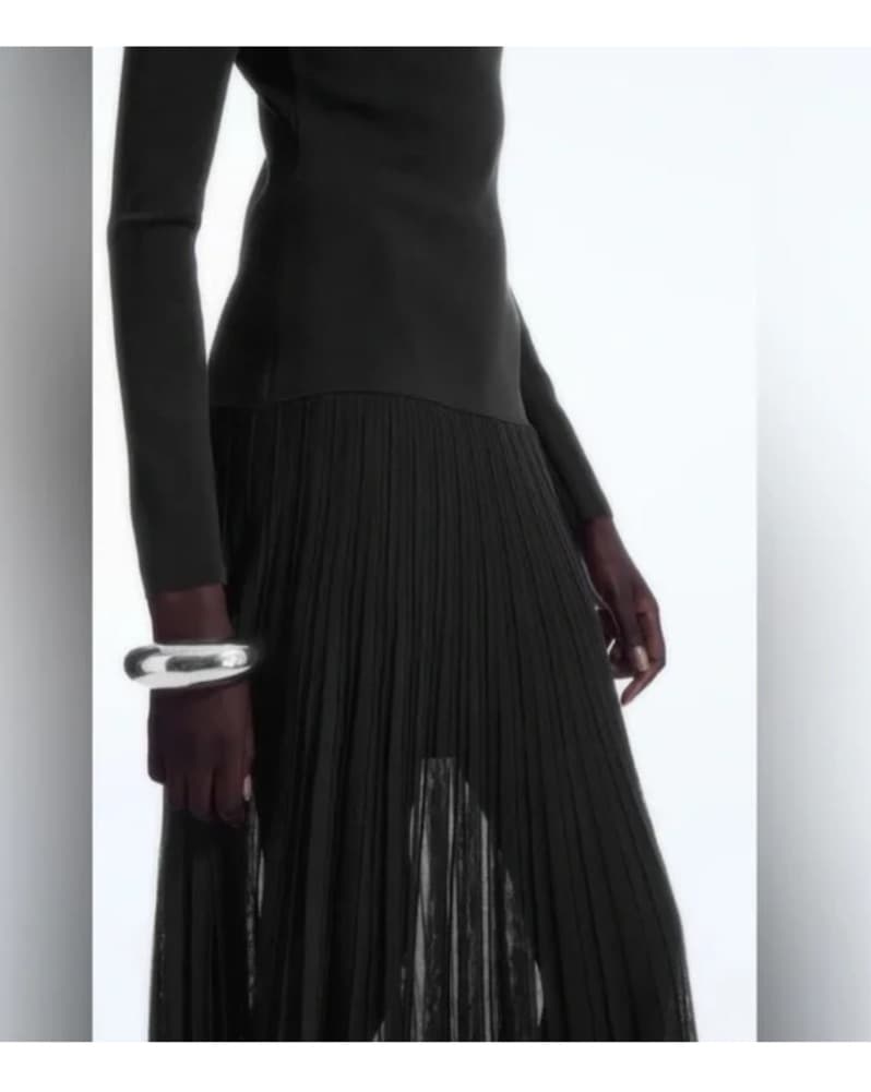 Long-Sleeve Dropwaist COS Dress - Image 3