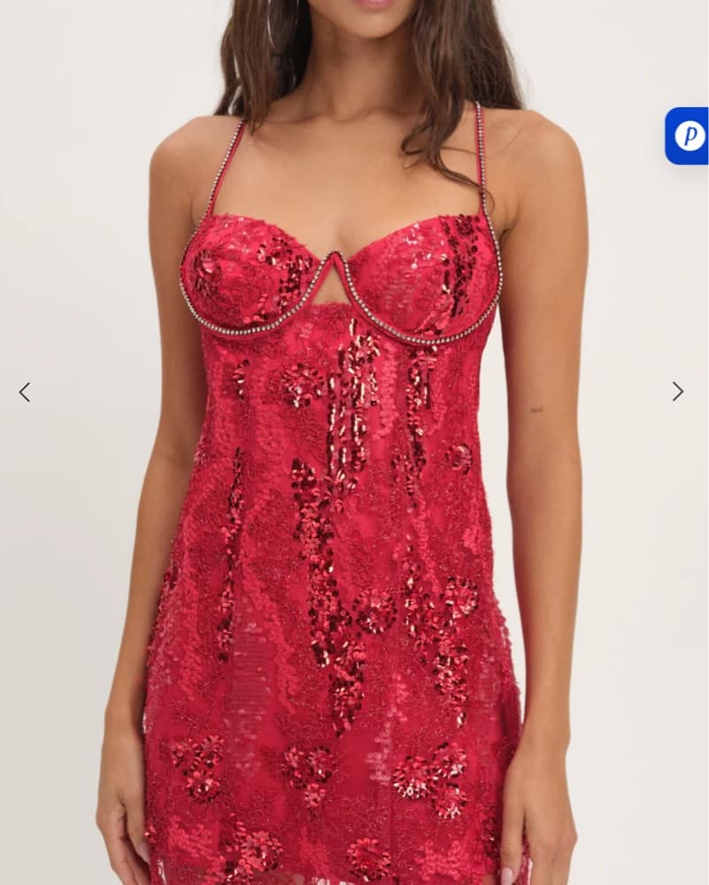 Red Opal Dress  - Image 1
