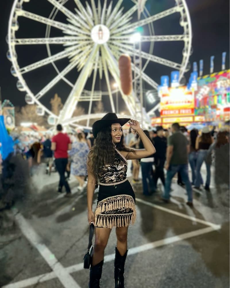 Glam Fringe Mini Dress  - Image 2