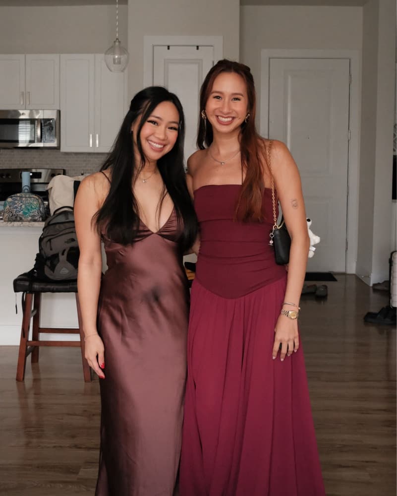 Burgundy Revolve Minji Maxi Dress - Image 1
