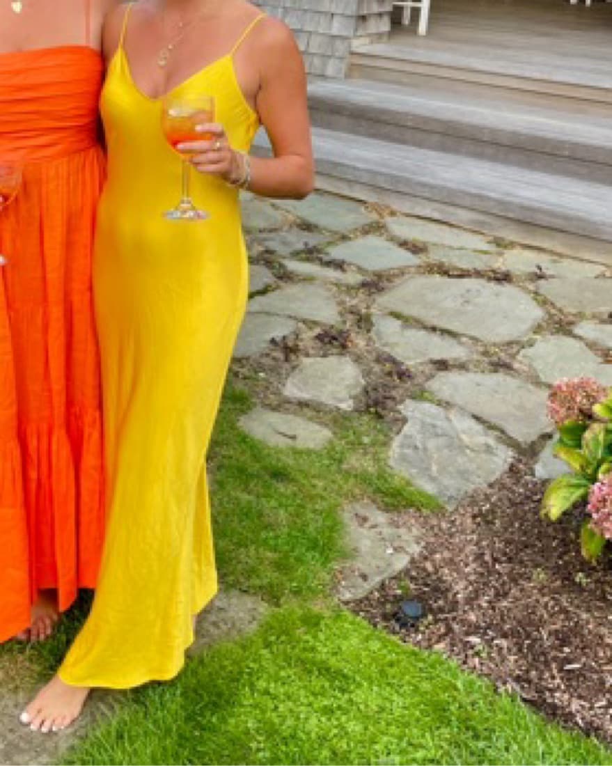 Yellow Pistola Slip Dress - Image 1