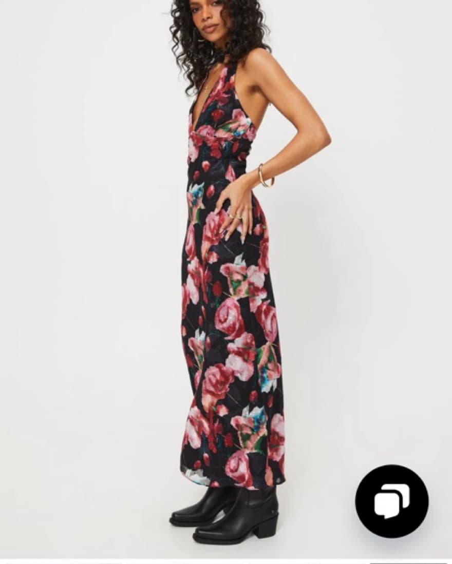 Princess Polly MOULIN HALTER MAXI DRESS  - Image 5