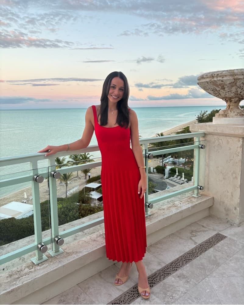 $295 Staud Ellison Midi Dress Red XS - Image 1