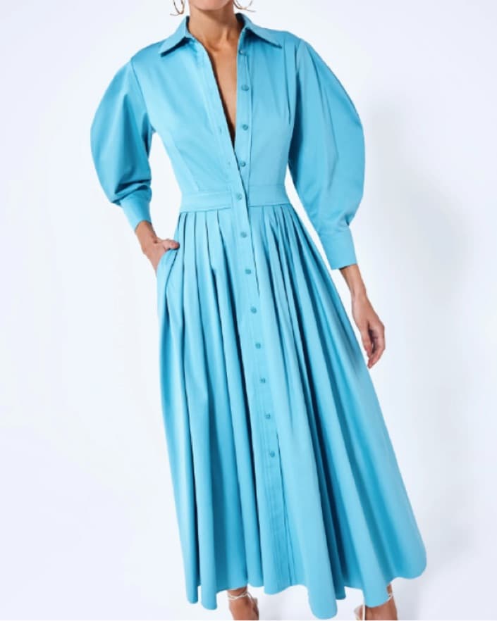 Alexis Nicolla Dress in Blue  - Image 1