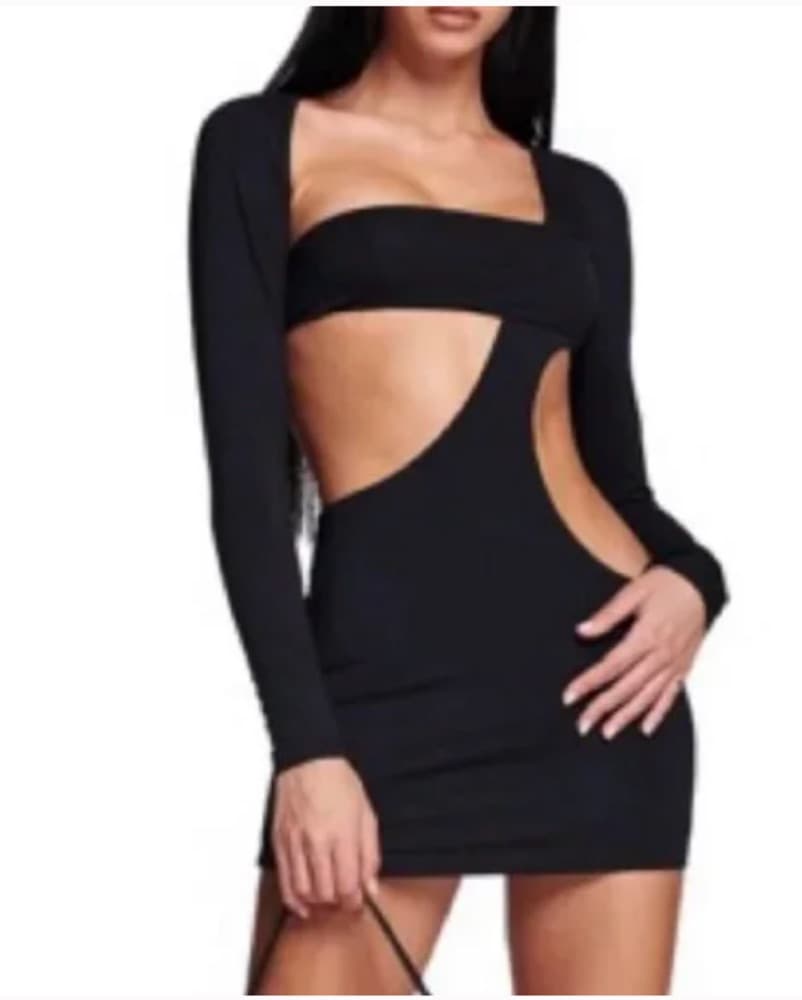 IAMGIA Black cut out mini Dress xs/s  - Image 1