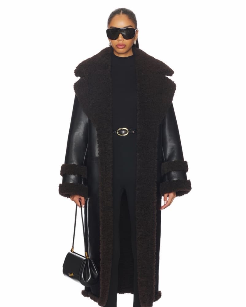 Irving Faux Leather Coat - Image 2
