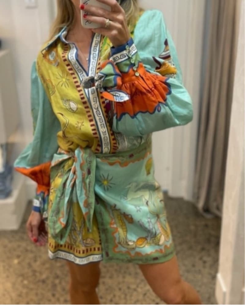 Alemais Surrealist Shirt Dress  - Image 1