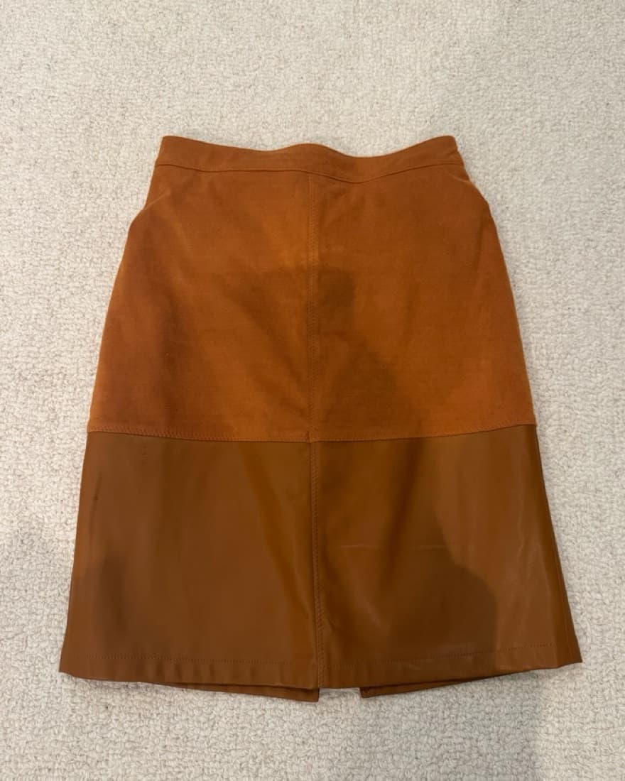 Vila Suede Pencil Skirt - Image 1