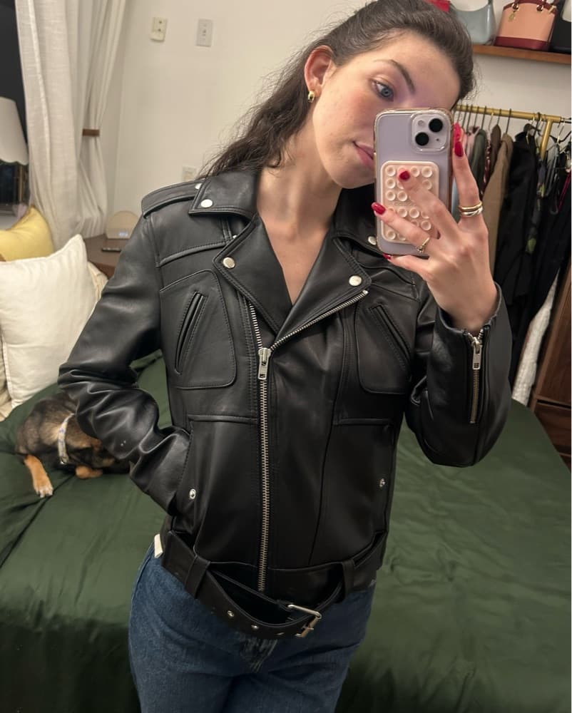 Classic Leather Jacket - Image 3