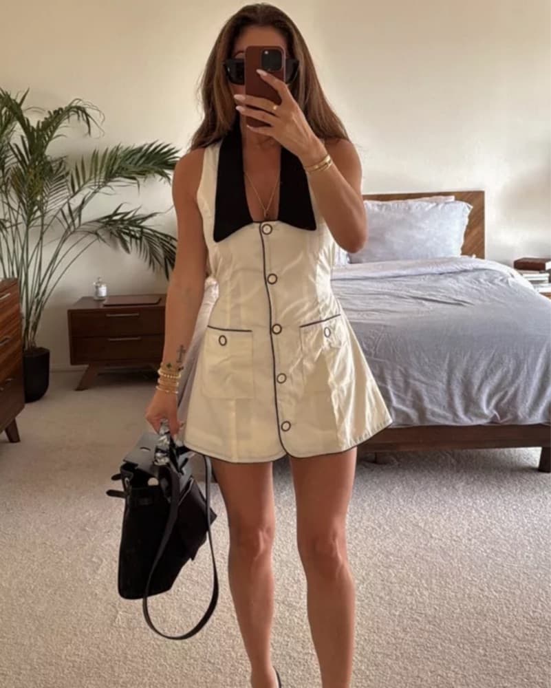 Contrast Dress - Image 6
