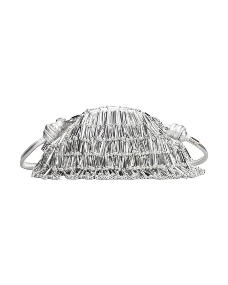 Cult Gaia Jaala Silver Should Bag Clutch - Image 1